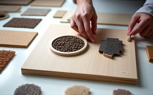 多様な材料見本