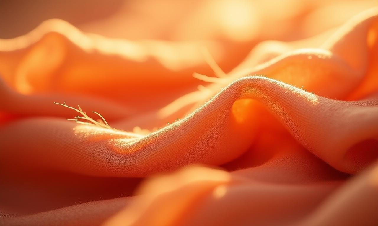 Texture di lino naturale e fili colorati